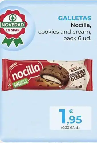 SPAR Gran Canaria Galletas nocilla oferta
