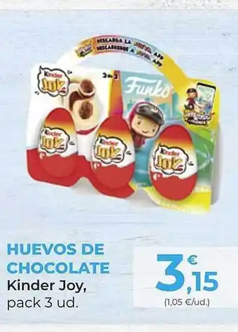 SPAR Gran Canaria Huevos de chocolate kinder joy oferta