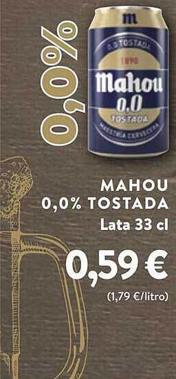 SPAR Gran Canaria Mahou 0.0% tostada oferta