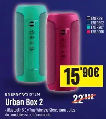 PCBox Altavoces energy sistem oferta