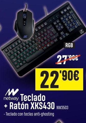 PCBox Teclado netway oferta