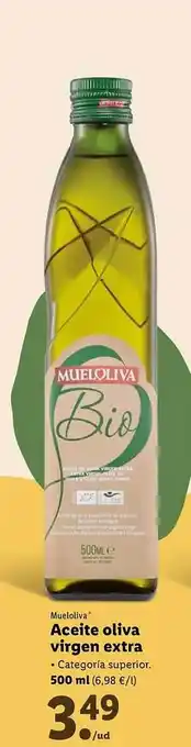 Lidl Mueloliva aceite oliva virgen extra oferta