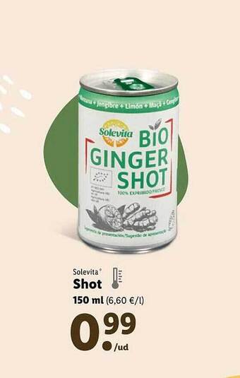 Lidl Solevita shot oferta