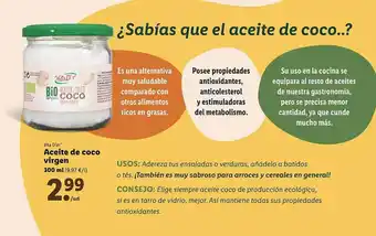 Lidl Vita d'or aceite de coco virgen oferta