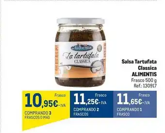 Makro Salsa tartufata classica alimentos oferta