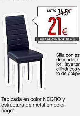 Atrapamuebles Silla de comedor sitran oferta