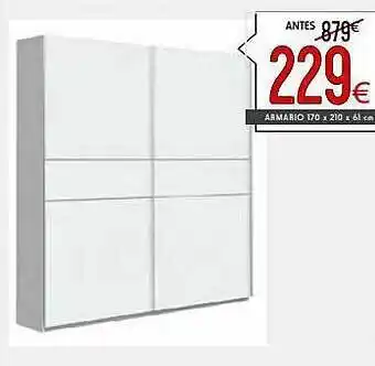 Atrapamuebles Armario 170 x 210 x 61 cm oferta