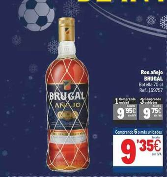 Makro Ron añejo brugal botella oferta