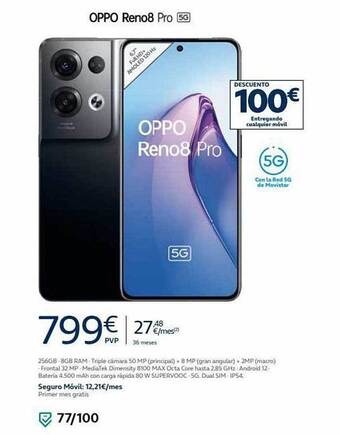 Movistar Oppo reno8 pro 5g oferta