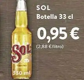 SPAR Gran Canaria Sol botella oferta