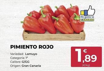 SPAR Gran Canaria Pimiento rojo oferta