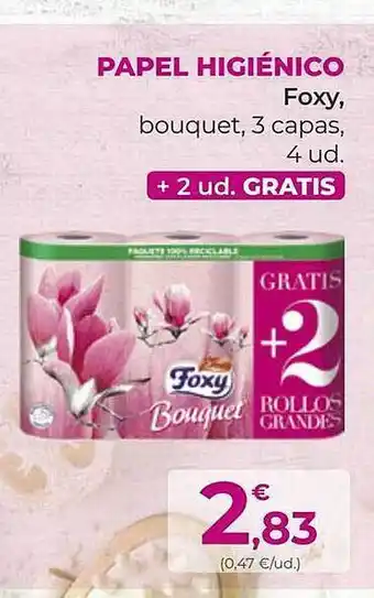 SPAR Gran Canaria Papel higiénico foxy oferta