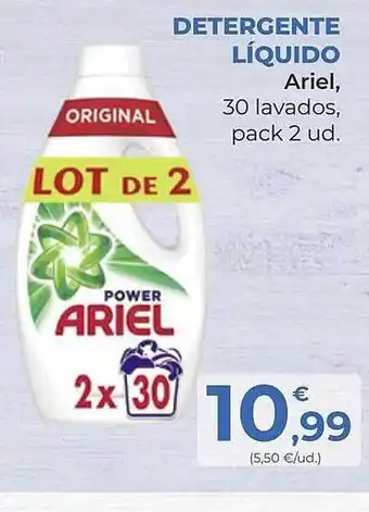 SPAR Gran Canaria Detergente líquido ariel oferta