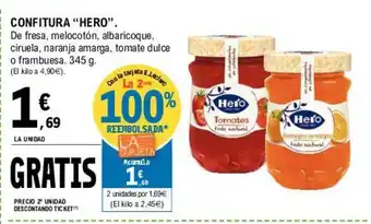 E.Leclerc Confitura Hero 345g oferta