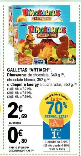 E.Leclerc Artiach Galletas 340g oferta
