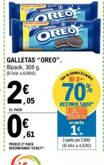 E.Leclerc Oreo Galletas 308g oferta