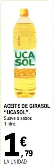 E.Leclerc Ucasol Aceite De Girasol 1 litro oferta