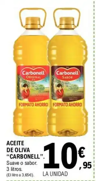 E.Leclerc Carbonell Aceite De Oliva 3 litros oferta