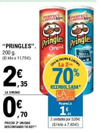 E.Leclerc Pringles 200g oferta