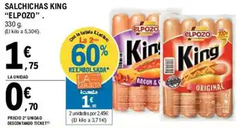 Elpozos Salchichas King 330g