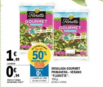E.Leclerc Ensalada Gourmet Primavera - Verano "Florette" 150g oferta