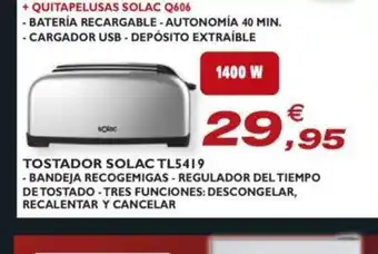 E.Leclerc Tostador solac TLS419 oferta