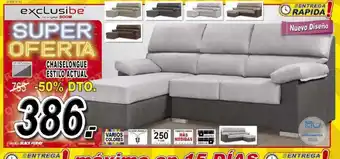 Muebles Boom Chaiselongue Estilo Actual oferta