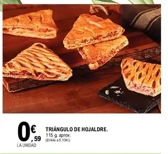 E.Leclerc Tríangulo De Hojaldre 115g oferta