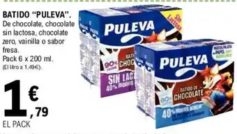 E.Leclerc Puleva Batido 6 x 200ml oferta