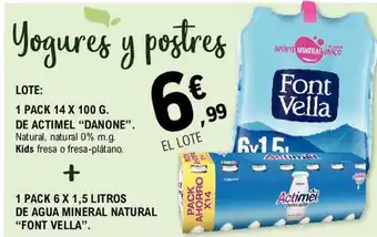 E.Leclerc Font Vella De Agua Mineral Natural oferta