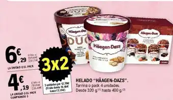 E.Leclerc Helado "Häagen-Dazs" 400g oferta