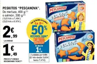 E.Leclerc Pescanova Peskitos 400g oferta