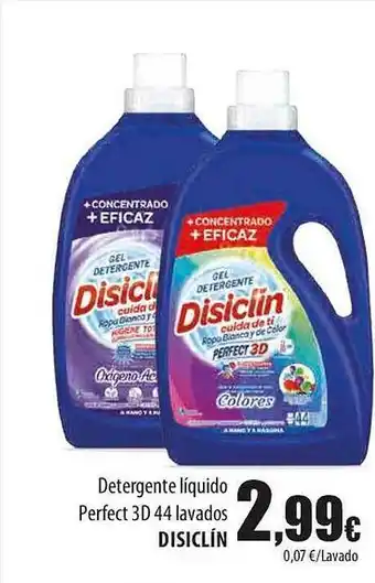 SPAR Lanzarote Detergente liquido perfect 3d 44 lavados disiclin oferta