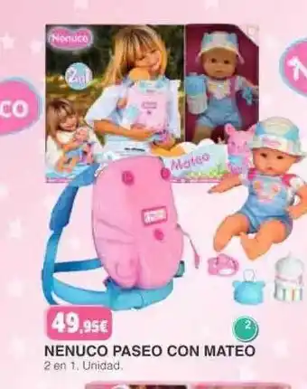 Todojuguete Nenuco paseo con mateo oferta