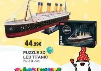Todojuguete Puzzle 3d led titanic oferta