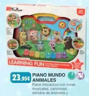 Piano mundo animales