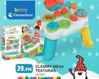 Todojuguete Baby clementoni clemmy mesa texturas oferta