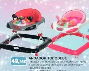 Andador todobebé