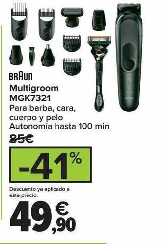 Carrefour Braun multigroom mgk7321 oferta