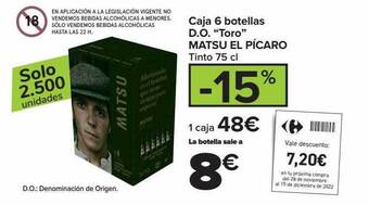 Carrefour Caja 6 botellas d.o. oferta