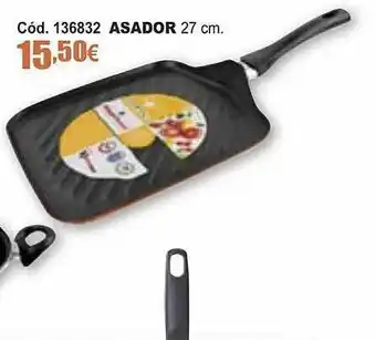 Ferrcash Asador 27 cm oferta
