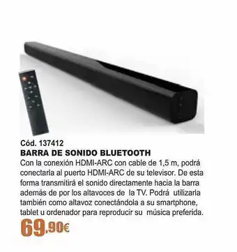 Ferrcash Barra de sonido bluetooth oferta