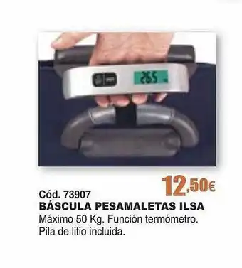 Ferrcash Báscula pesamaletas ilsa oferta