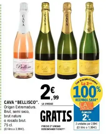 E.Leclerc "Bellisco" Cava 75cl oferta
