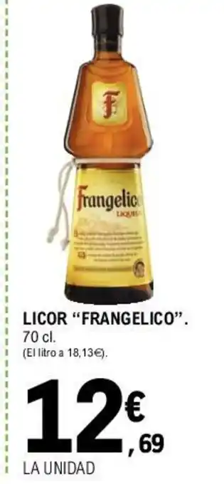 E.Leclerc "Frangelico" Licor 70cl oferta
