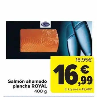 Carrefour Salmón ahumado plancha royal oferta