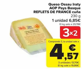 Carrefour Queso ossau iraty aop pays basque reflets de france cuña oferta