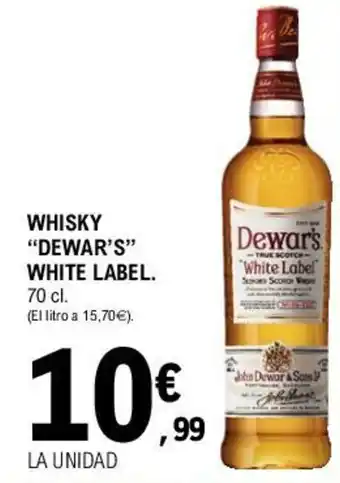 E.Leclerc "Dewar's" White Label Whisky 70cl oferta