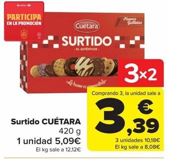 Carrefour Surtido cuétara oferta