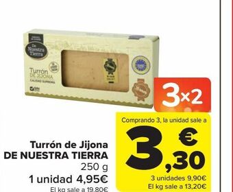 Turrón de jijona de nuestra tierra